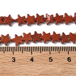 Natürliche rote Jaspis Perlen Stränge&nbsp;G-F817-A02-01