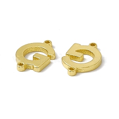 Buchstaben-Verbindungsanhänger aus Messing in Gestellbeschichtung&nbsp;KK-C007-38G-G