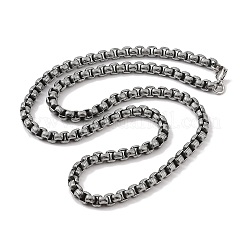 Collane a catena in acciaio inossidabile 304&nbsp;NJEW-K378-17C-AS