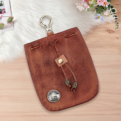 Monederos vintage de piel de vaca&nbsp;AJEW-CY0002-63
