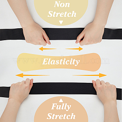 Nylon de 10 mètre avec bande élastique plate ultra large et épaisse en spandex&nbsp;OCOR-WH0089-26A