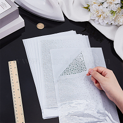 Rhinestone de vidrio hotfix&nbsp;LS-DIY-WH0589-69B-01