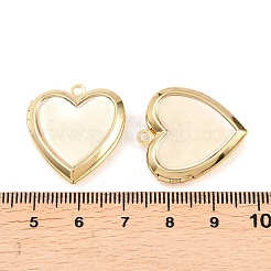 Ciondoli a forma di cuore in ottone&nbsp;KK-K414-12B-G