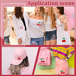 10 Stück 5 Stile computergesteuerte Stickerei Polyester selbstklebende Patches&nbsp;PATC-FG0003-13