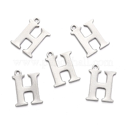 Dijes del alfabeto de acero inoxidable 304 resistentes al deslustre&nbsp;STAS-H122-H-P
