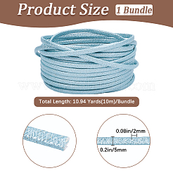 10 m faltbares Glitzer-PU-Lederband&nbsp;OCOR-GF0004-11G