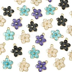30 pz 5 colori ciondoli in lega di smalto&nbsp;ENAM-FS0002-07