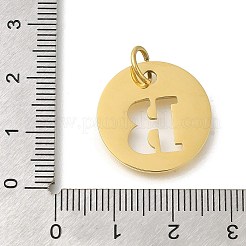 Placcatura ionica (ip) ciondoli in acciaio inossidabile 304&nbsp;STAS-M074-01G-B