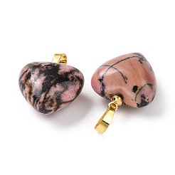 Colgantes naturales rhodonite&nbsp;G-I311-A14-G