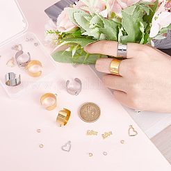 Kit para hacer anillos de puño con dije de amor&nbsp;STAS-UN0039-60