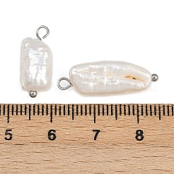 Natürliche Süßwasserperlen-Keshi-Perlenanhänger&nbsp;STAS-D378-03P