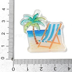 Pendentifs acryliques imprimés&nbsp;AC-CBADA31-08