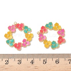 304 Edelstahl-Emaille-Anhänger&nbsp;STAS-H483-27B-G