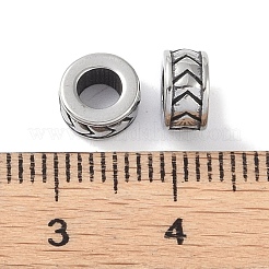 Perles européennes en acier inoxydable chirurgical 316&nbsp;STAS-P362-03AS-01