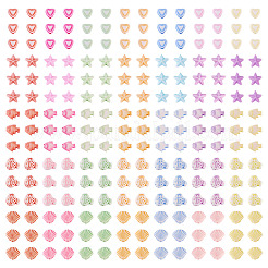 500 pièce de 5 perles acryliques de style artisanal&nbsp;MACR-TA0002-62