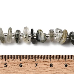Natürlichen grünen Rutilquarz Perlen Stränge&nbsp;G-L649-C02-01