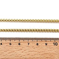 3 mm 201 Edelstahl-Boxkettenhalsketten&nbsp;NJEW-C097-02G