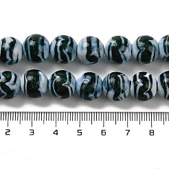 Fili di perline murano fatto a mano&nbsp;LAMP-P062-02F