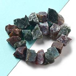Rohe grobe natürliche indische Achatperlenstränge&nbsp;G-P528-A09-01
