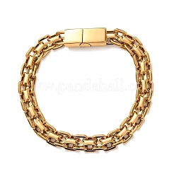 Bracelets à maillons en acier inoxydable 304&nbsp;BJEW-F529-14G