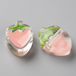 Abalorios de acrílico esmalte transparente&nbsp;X1-TACR-S155-003C