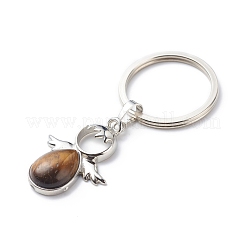 Llavero de piedras preciosas naturales llavero con colgante de ángel&nbsp;KEYC-JKC00381