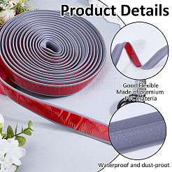 Tiras de protección de bordes autoadhesivas de PVC de 6 m&nbsp;DIY-WH0349-612B