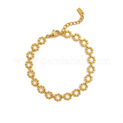 Pulseras de eslabones de acero inoxidable 304&nbsp;STAS-OY016-97G