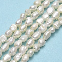 Fili di perle di perle d'acqua dolce coltivate naturali&nbsp;PEAR-A005-13C-01