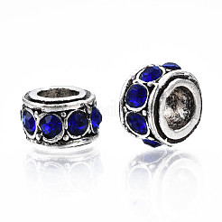 Legierung Rhinestone European Beads&nbsp;MPDL-Q212-001A-RS