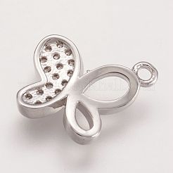 Pendentifs avec zircon cubiques à micro-pavés en laiton&nbsp;LS-ZIRC-F049-22P