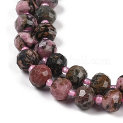 Natur Rhodonit Perlen Stränge&nbsp;G-H057-A12-01