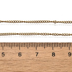 201 collares de cadena trenzada de acero inoxidable&nbsp;NJEW-R023-09G