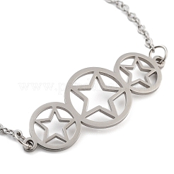 Bracciali a maglie in acciaio inossidabile anti-ossidazione per donne e uomini&nbsp;STAS-Z061-01P-08