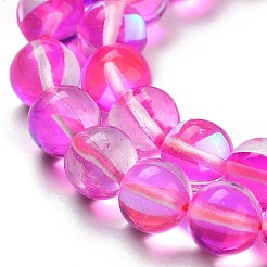Perle di vetro trasparente&nbsp;GLAA-B022-8mm-13