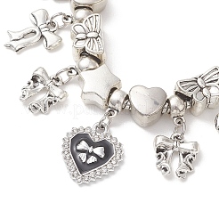 Bracelets à breloques en alliage et laiton de style européen&nbsp;BJEW-JB13264