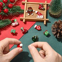 10pcs 10 Arten handgemachte Bunte Malerei-Perlen&nbsp;LAMP-CJ0002-73