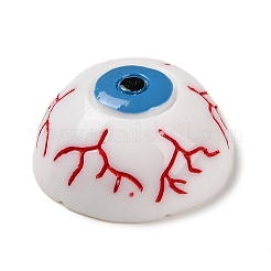 Oeil injecté de sang halloween cabochons décoden en résine opaque&nbsp;RESI-R446-02A