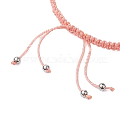 6 Stück 6 Farben Sommer Strand verstellbare geflochtene Nylonkordel Armbänder&nbsp;BJEW-JB10458