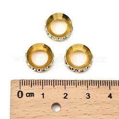 Messing Strass Zwischen perlen&nbsp;RSB094-1G