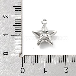Pendentifs avec zircon cubiques à micro-pavés en laiton&nbsp;KK-D283-14P