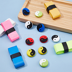 Ammortizzatore per racchetta da tennis in silicone Yin Yang&nbsp;AJEW-FH0004-56