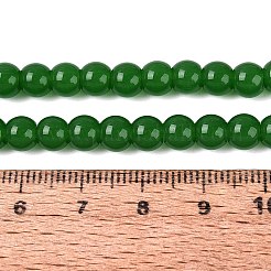 Abalorios de vidrio jade de imitación hebras&nbsp;GLAA-T032-J6mm-09