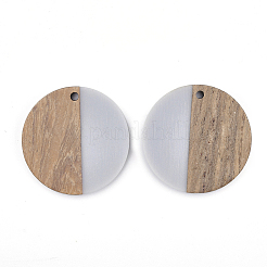 Colgantes de resina y madera de nogal&nbsp;LS-X-RESI-T023-15A