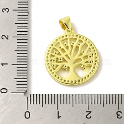 Ottone micro spianare pendenti zirconi&nbsp;KK-Z042-25G-05