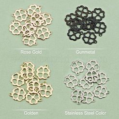 40 Stück 4 Farben 304 Edelstahl-Charms&nbsp;STAS-UN0030-85