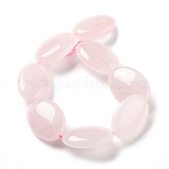Natürlichen Rosenquarz Perlen Stränge&nbsp;G-P528-D06-01