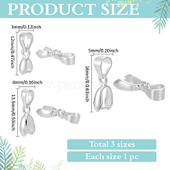 3 pz 3 stili 925 pendenti in argento sterling&nbsp;STER-ME0001-06