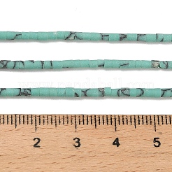 Teints perles synthétiques turquoise brins&nbsp;G-P594-01B-04