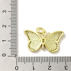 Pendentifs en laiton émaillé avec micro pavé de zircone cubique&nbsp;KK-Z042-05G-02